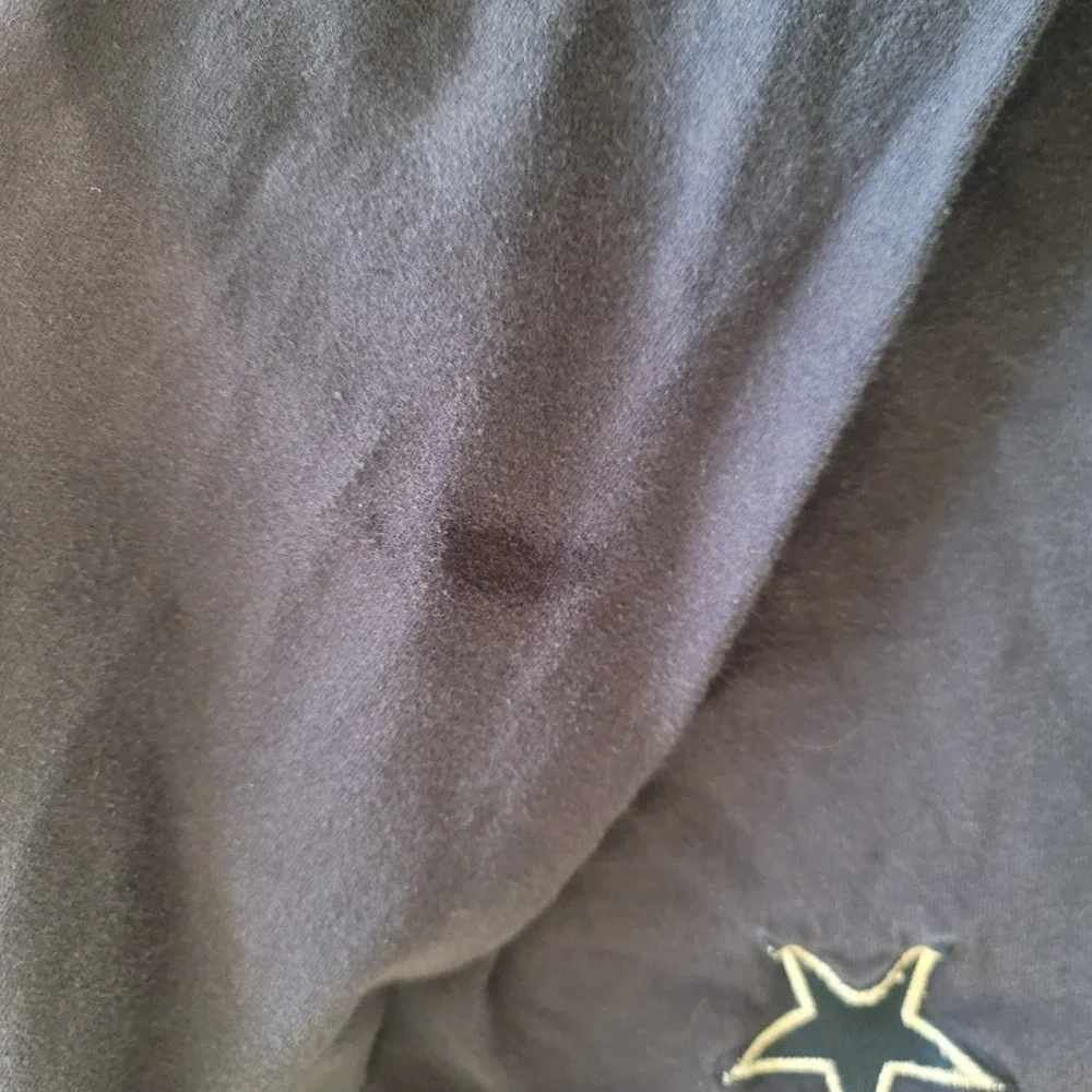 Vintage 1999 Dallas Cowboys Henley Shirt Mens Large Navy Blue‎ The Edge NFL Star - Picture 9 of 9